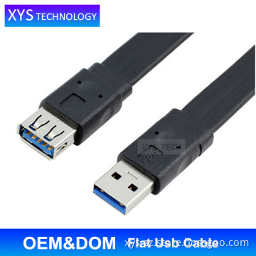 Usb 3.0 cable AM to AF,flat usb cable/